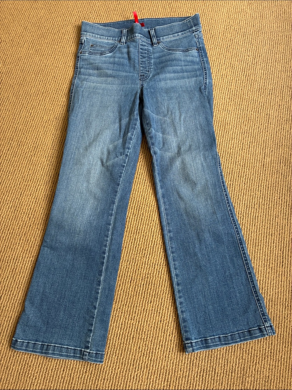 Spanx Women's kick crop Jeans - Blue Wash